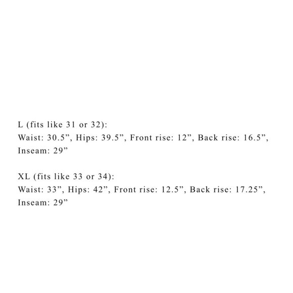 Fashion Brand Company Nap Jeans for big butts Black denim - Size L and XL - Picture 9 of 9